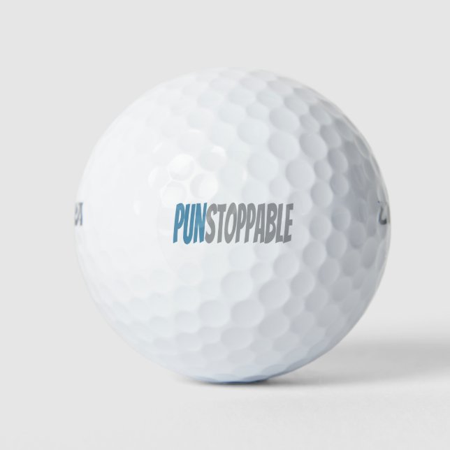 Balles De Golf punstoppable love puns papa blague drôle (Devant)