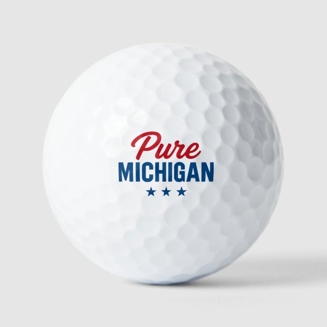 Balles De Golf Pure Michigan Golf Ball (Recto)