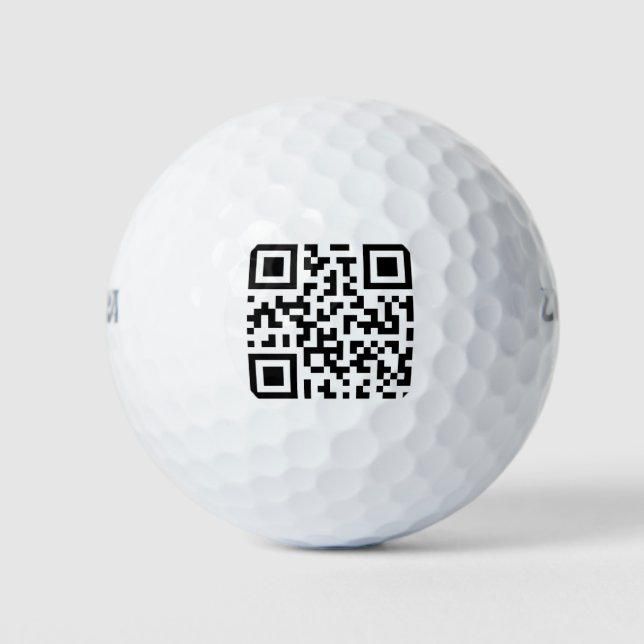 Balles De Golf QR с о Qr. Code barre (Devant)