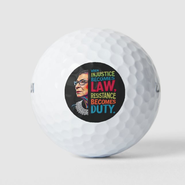Balles De Golf Quand l'injustice devient loi, la résistance devie (Devant)