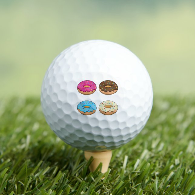 Balles De Golf Quatre Motifs Assortis (T-shirt Insitu)