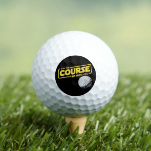 Balles De Golf Que Le Parcours Soit Avec Vous Golf Drôle De Golf
