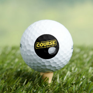 Balles De Golf Que le parcours soit avec vous Golf drôle de golf