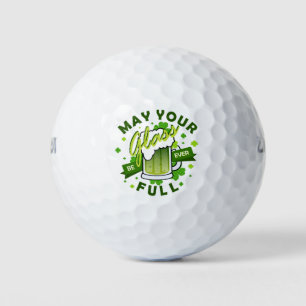 Balles De Golf Que votre verre soit vert complet Bière St. Patric