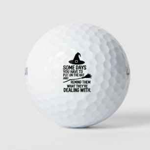 Balles De Golf Quelques Jours, Il Faut Passer L'Halloween Casquet