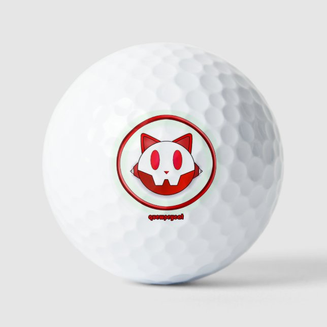 BALLES DE GOLF QUEWPEYCAT - PRENEZ-VOUS ! (Recto)