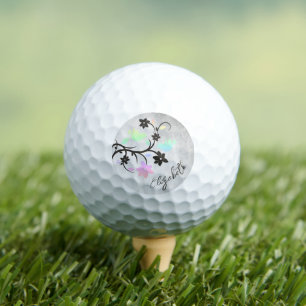 Balles De Golf Rainbow Pastel Lovebirds Boules de golf personnali