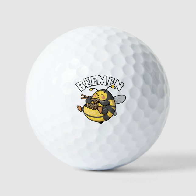 Balles De Golf Ramen d'abeilles = BEEMEN (Recto)