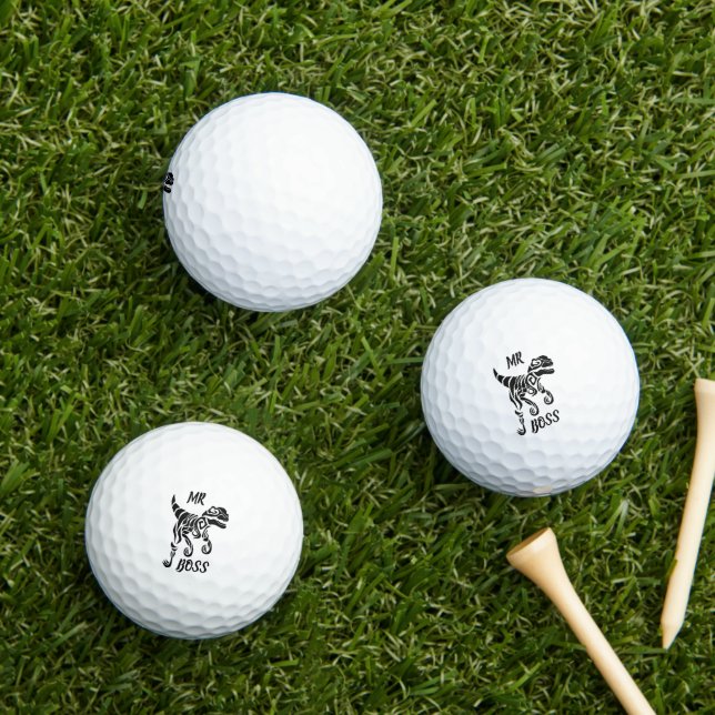 Balles De Golf Raptor noir (Herbe in situ)