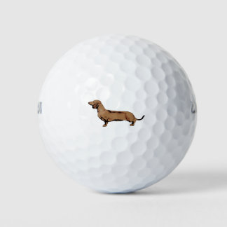 Balles De Golf Red Dachshund