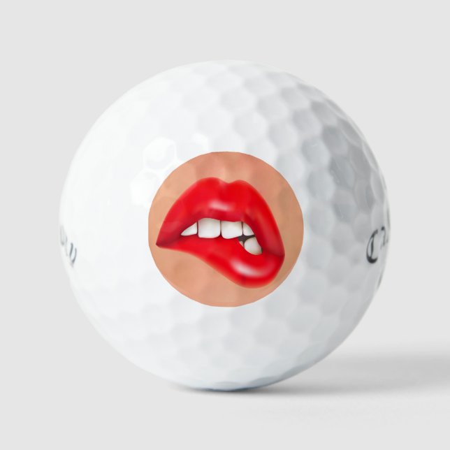 Balles De Golf Red Lips Callaway Supersoft Golf Balls (Recto)
