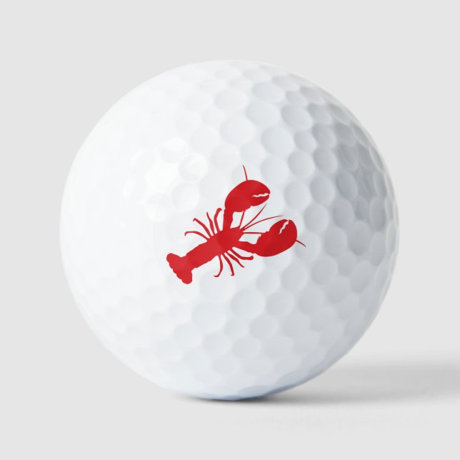 Balles De Golf Red Lobster Blanc Golf Ball Family Reunion Amuseme (Recto)