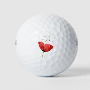 Balles De Golf Red Poppy