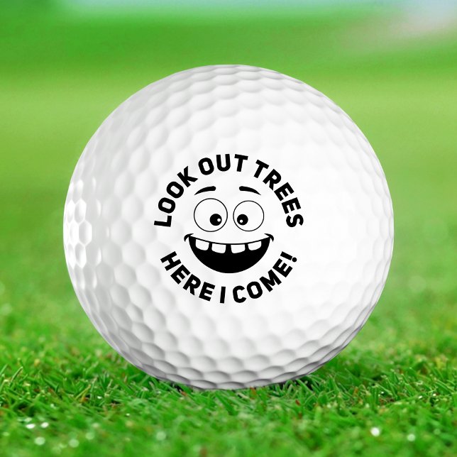 Balles De Golf Regardez les arbres, voici Funny noob Golf Balls (Créateur téléchargé)