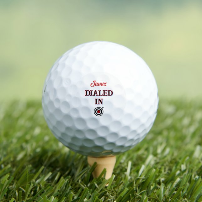 Balles De Golf Réglé - Nom / Initiale (T-shirt Insitu)