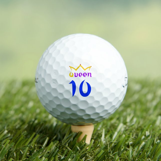 Balles De Golf Reine 10 (T-shirt Insitu)