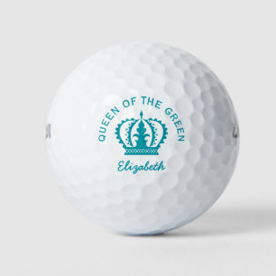 Balles De Golf Reine de la Couronne Turquoise verte