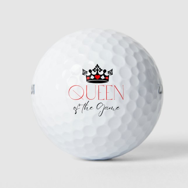 Balles De Golf Reine du gibier Couronne (Devant)