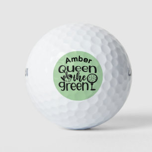Balles De Golf Reine du Green – Conception de golf amusante pour