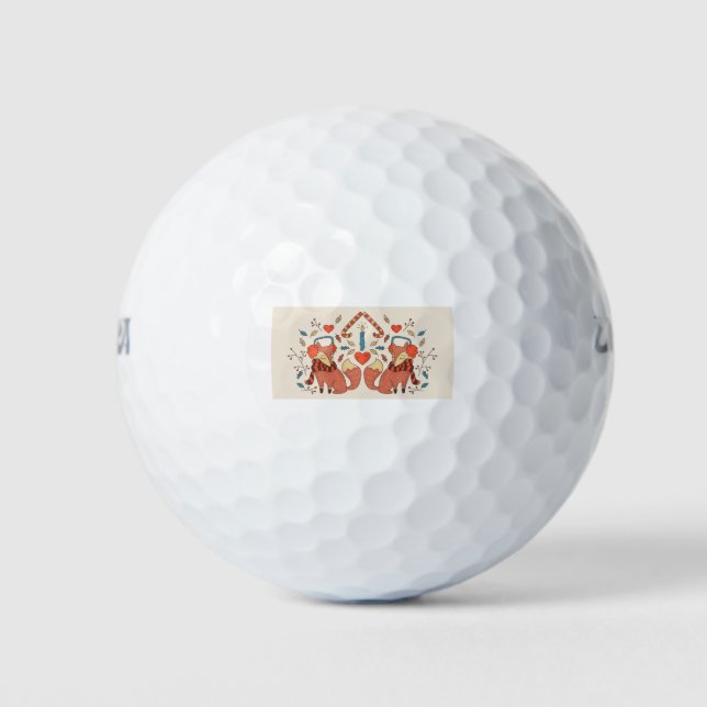 Balles De Golf Ren de Noël Hygee (Devant)