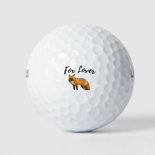Balles De Golf Renard orange (Devant)