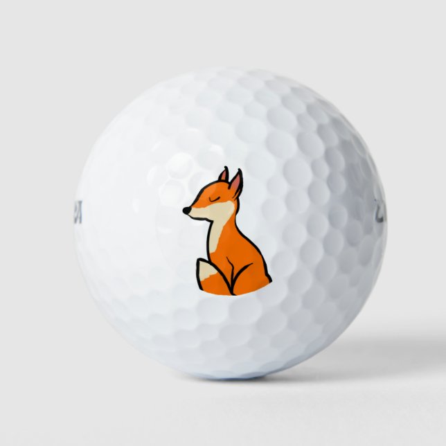Balles De Golf Renard personnalisable (Devant)