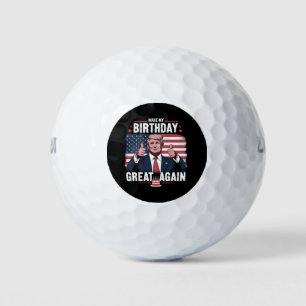 Balles De Golf Rendre ma grandeur d'anniversaire à nouveau drôle