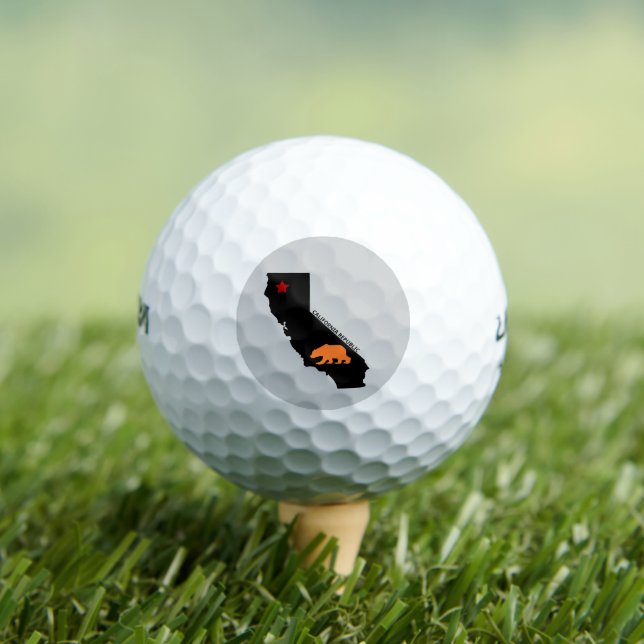 Balles De Golf République de Californie (T-shirt Insitu)