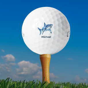Balles De Golf Requin monographique personnalisé