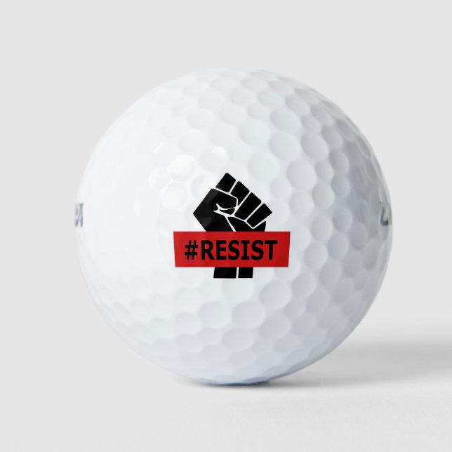 Balles De Golf Resist Raised Fist (Devant)