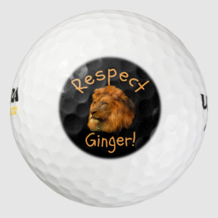 Balles De Golf Respectez Ginger ! Fière De Posséder Le Gène Ginge