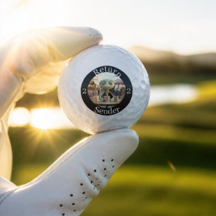 Balles De Golf Retour à l'expéditeur drôle alien
