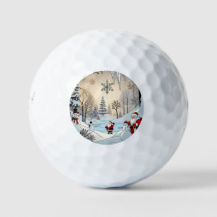 Balles De Golf "Retraite des montagnes neigeuses"