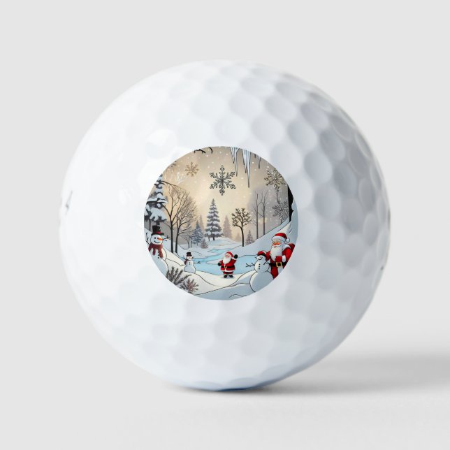 Balles De Golf "Retraite des montagnes neigeuses" (Devant)