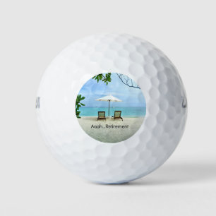 Balles De Golf Retraite, détente à la plage
