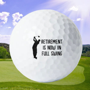 Balles De Golf Retraite Golfer Anniversaire retraité heureux retr