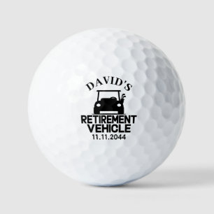 Balles De Golf Retraite personnalisée - Funny Panier de golf pers