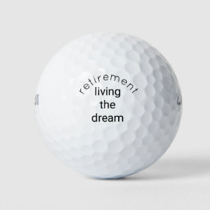 Balles De Golf Retraite Vivre le rêve