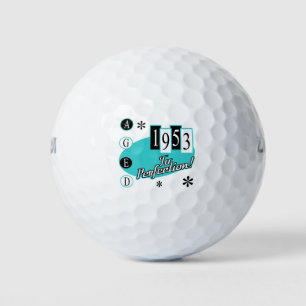 Balles De Golf Retro 1953 70e anniversaire