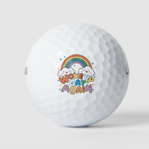 Balles De Golf Réveillé Gay de nouveau LGBT Pride Mois Super