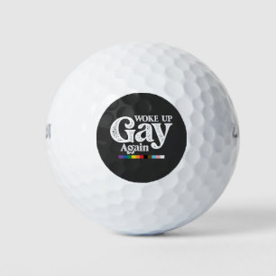 Balles De Golf Réveillez Gay Soutenez à nouveau LGBT Pride