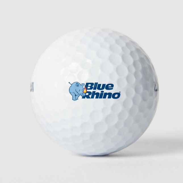 Balles De Golf Rhino bleu (Devant)