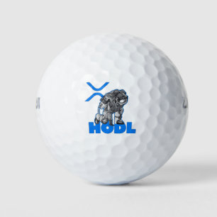 Balles De Golf Ripple XRP Cryptomonnaie -Crypto Astronaut-HODL