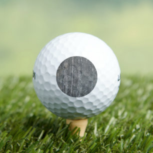 Balles De Golf Roche de sédiments noir et gris