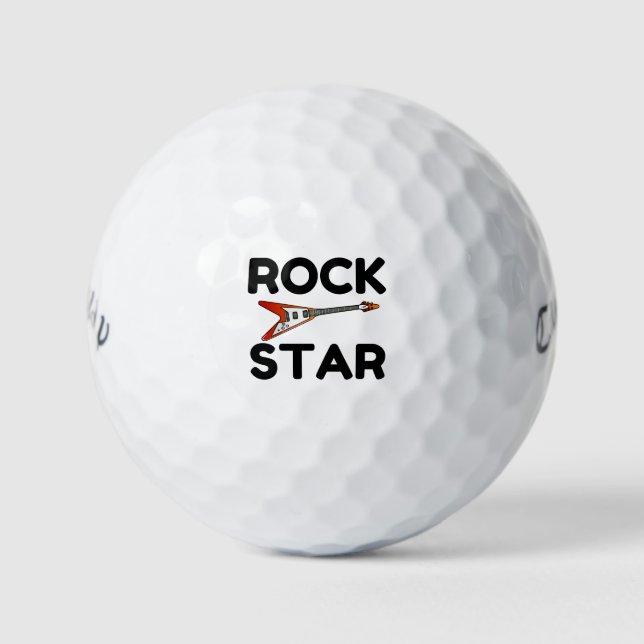 Balles De Golf Rock Star (Devant)