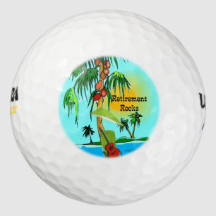 Balles De Golf Rocks de retraite à la plage