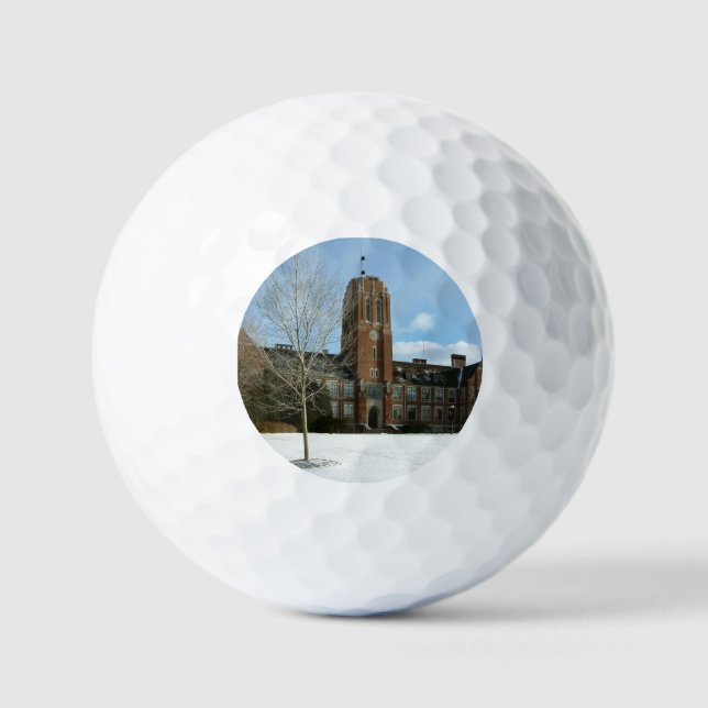 Balles De Golf Rockwell en hiver au Grove City College (Recto)