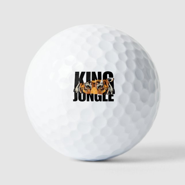 Balles De Golf Roi de la Jungle (Recto)