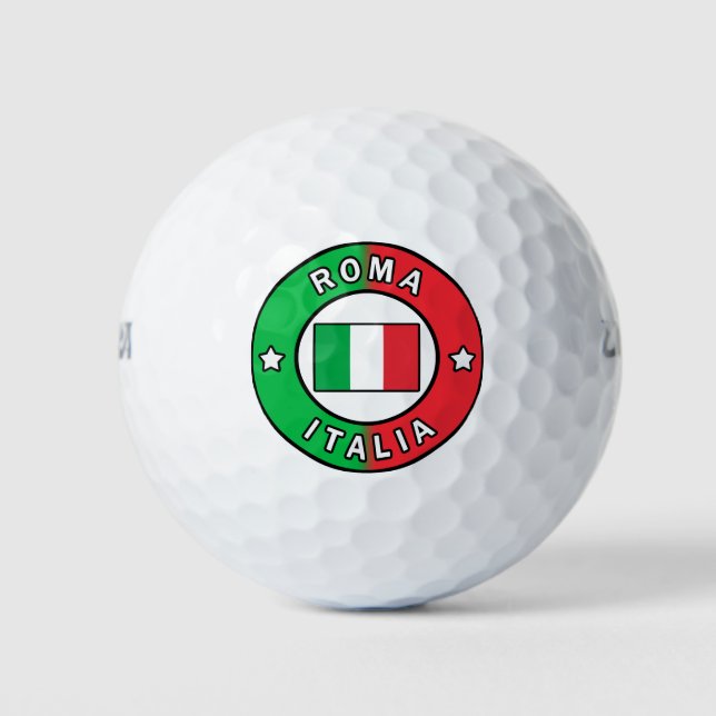 Balles De Golf Roma Italia (Devant)