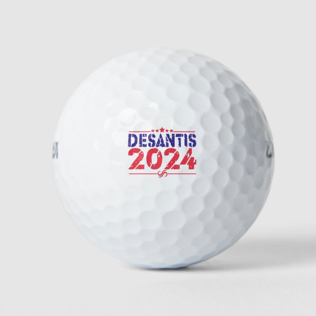 Balles De Golf Ron DeSantis 2024 Président Élection Cadeau Vintag (Devant)